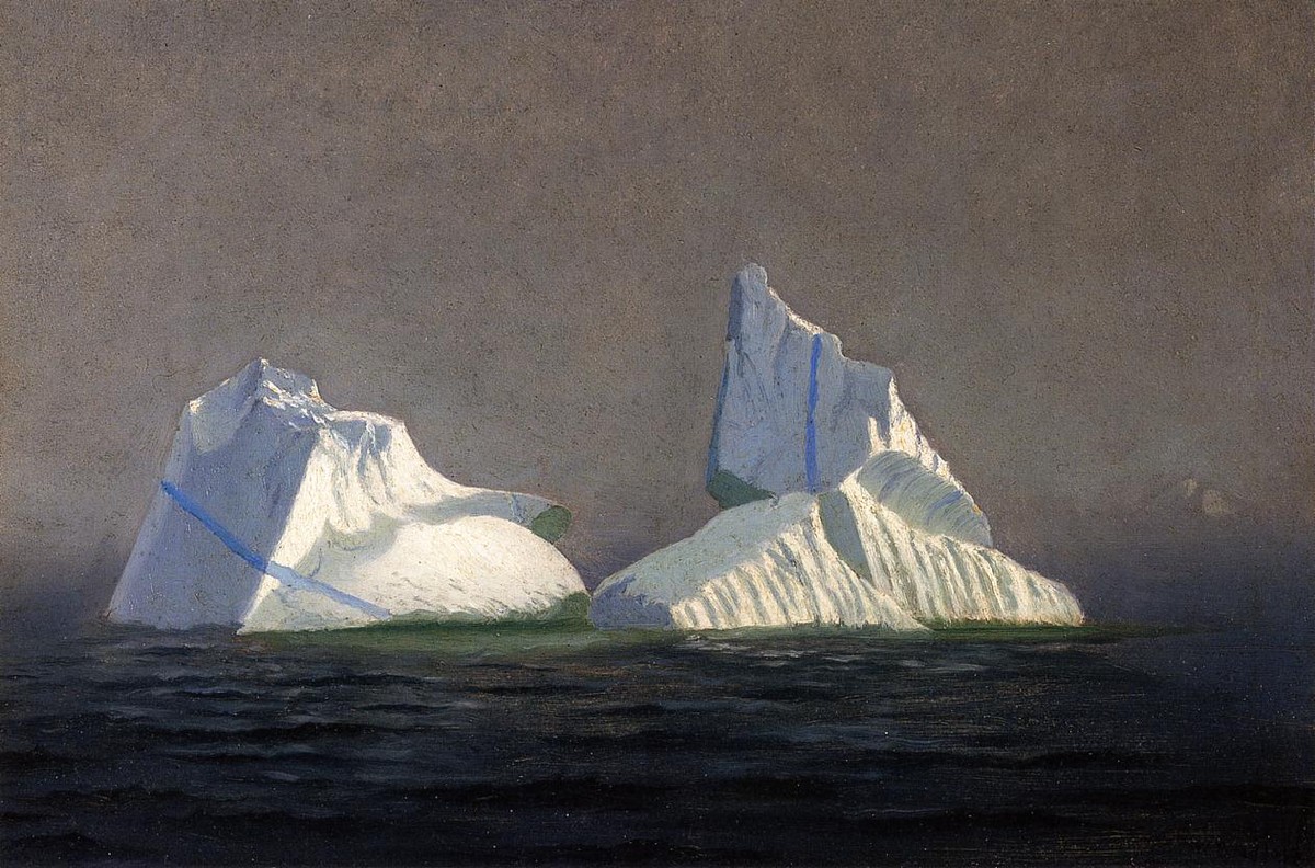Icebergs by William Bradford