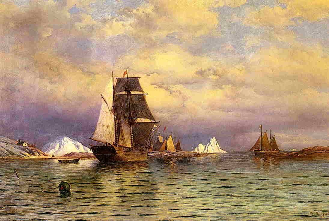 Looking out of Battle Harbor by William Bradford