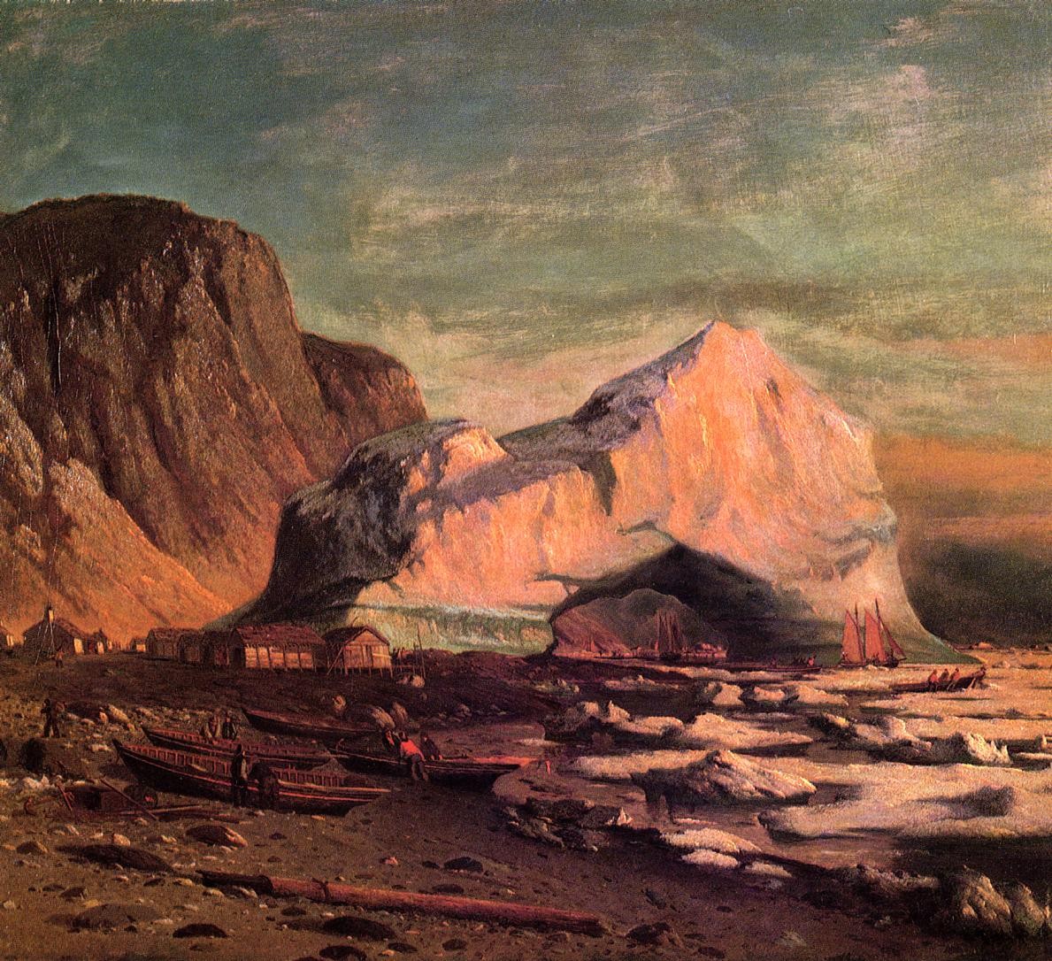 The Ice Gate of Cape St. Michael by William Bradford
