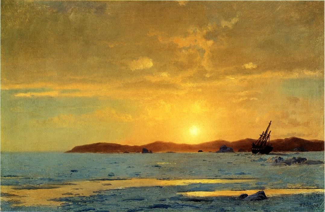 The Panther, Icebound by William Bradford