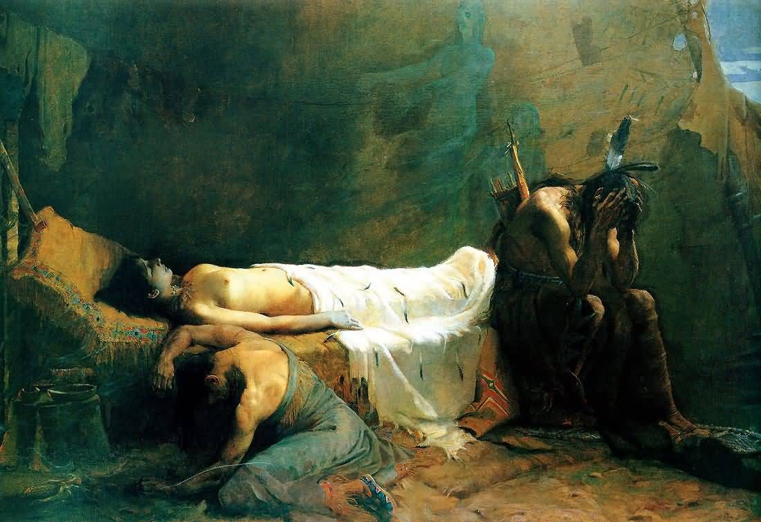 Death Of Minnehaha Dodge by William de Leftwich Dodge