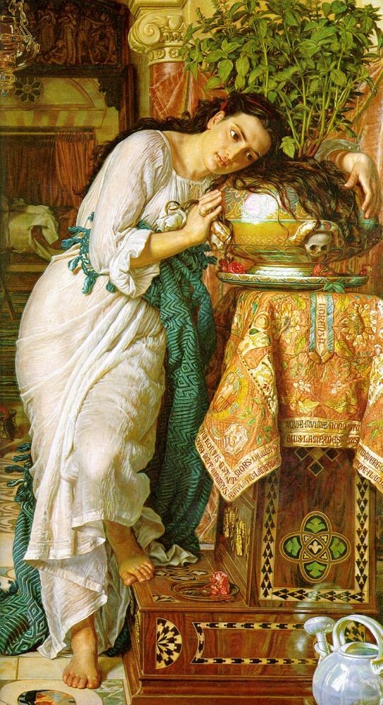 Isabella and the Pot of Basil by William Holman Hunt
