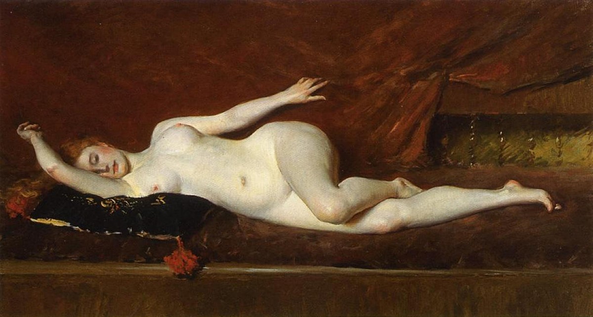 A Study in Curves by William Merritt Chase