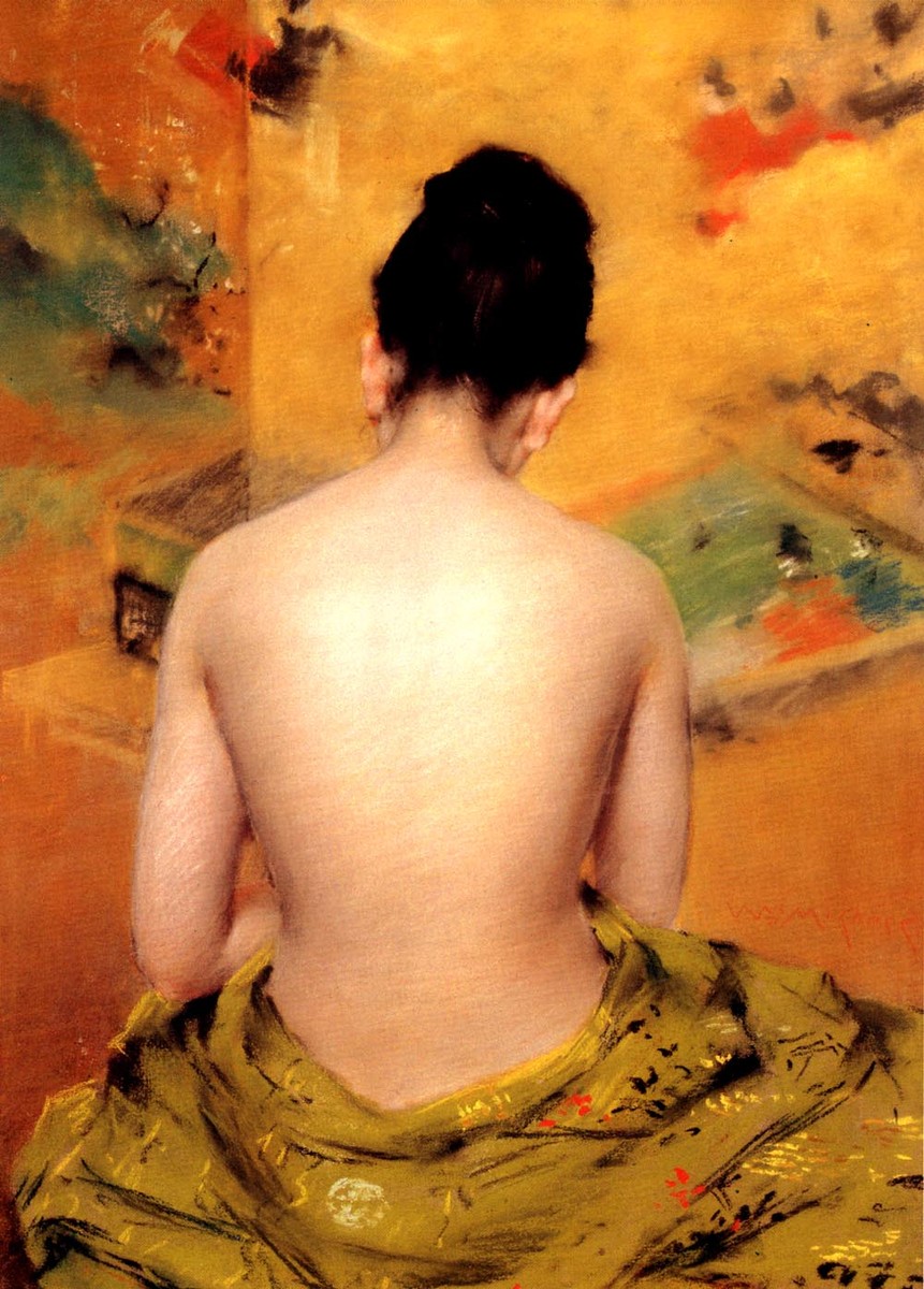 Back Of A Nude by William Merritt Chase