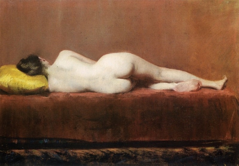 Nude Recumbent by William Merritt Chase
