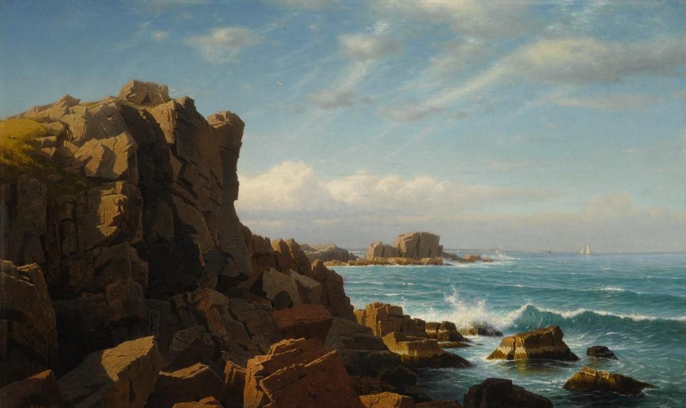 Nahant Rocks by William Stanley Haseltine