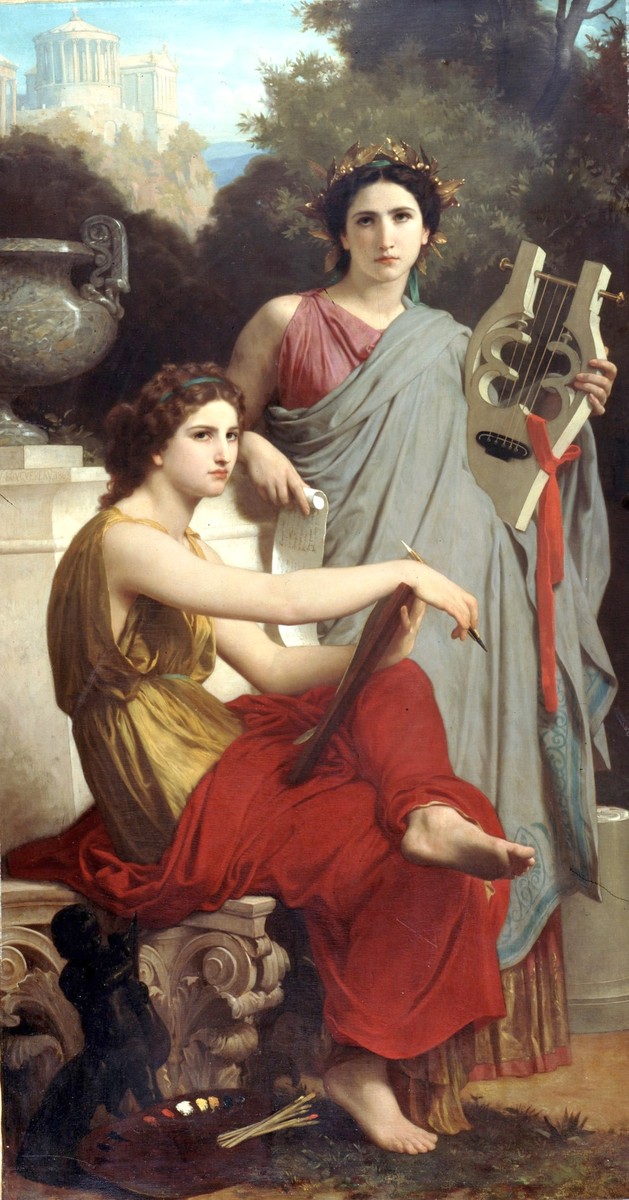 Art and Literature by William-Adolphe Bouguereau