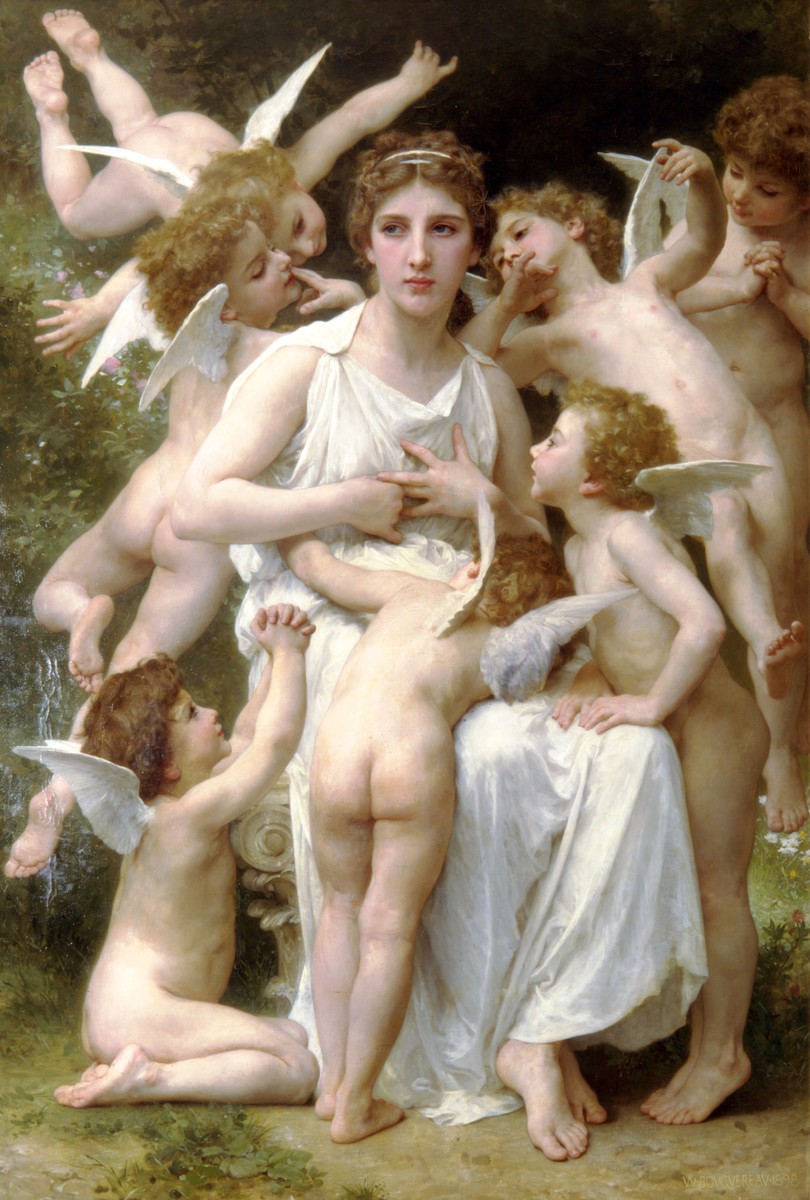 Assault by William-Adolphe Bouguereau
