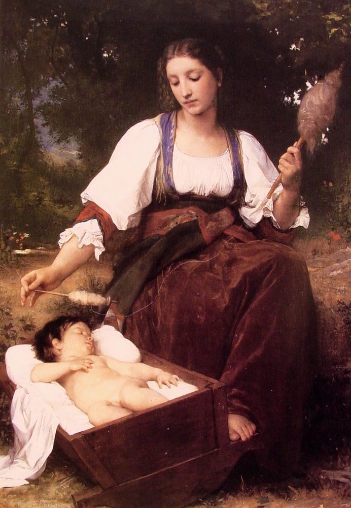 Berceuse by William-Adolphe Bouguereau