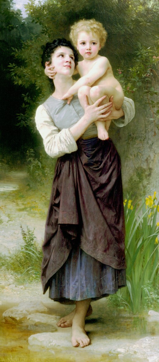 Brother and Sister by William-Adolphe Bouguereau