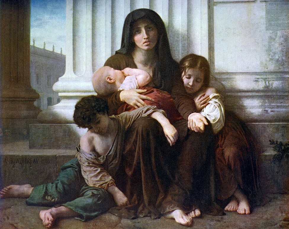 Charity or The Indigent Family by William-Adolphe Bouguereau