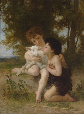 Children With the Lamb by William-Adolphe Bouguereau