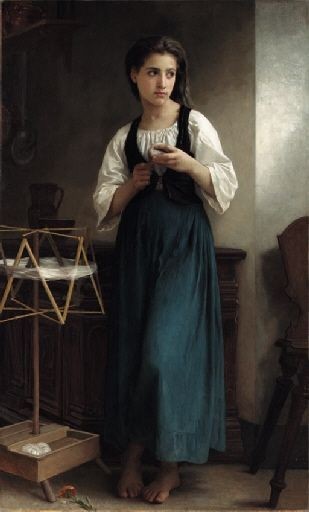 Dévideuse by William-Adolphe Bouguereau