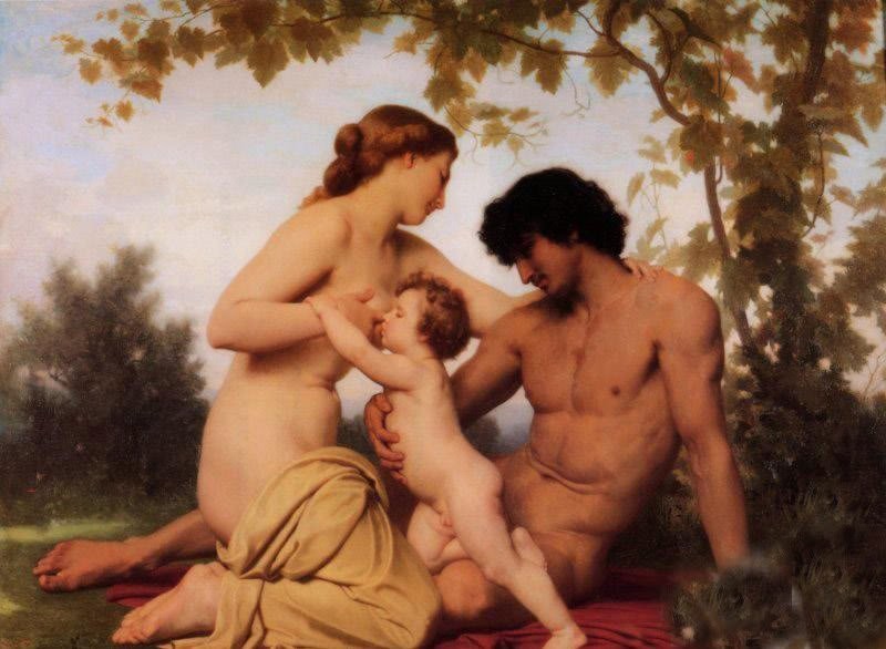 Family Time by William-Adolphe Bouguereau