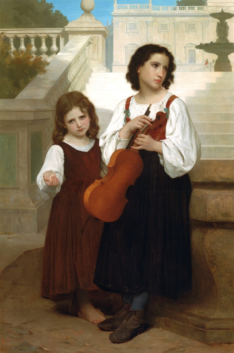 Far from home by William-Adolphe Bouguereau