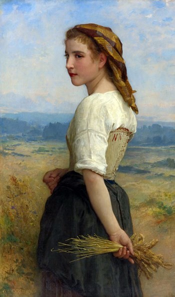 Glaneuse by William-Adolphe Bouguereau