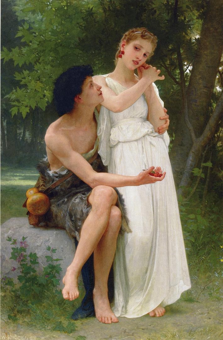 Her First Jewels by William-Adolphe Bouguereau