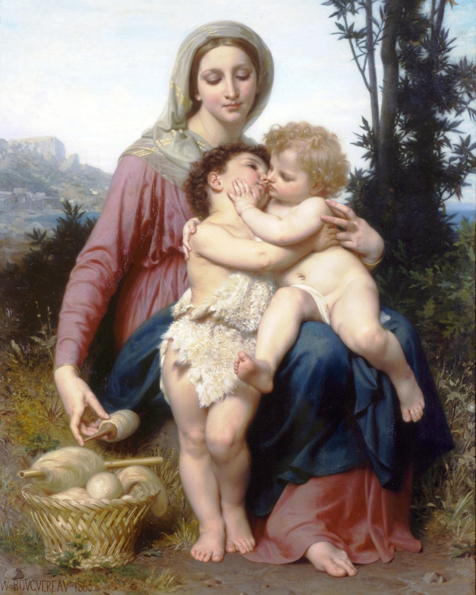 Holy family by William-Adolphe Bouguereau