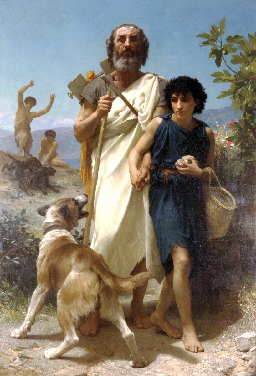 Homer and his Guide by William-Adolphe Bouguereau
