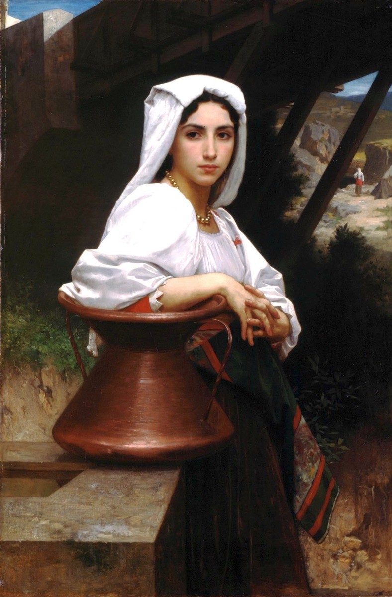 Italian Girl Drawing Water by William-Adolphe Bouguereau