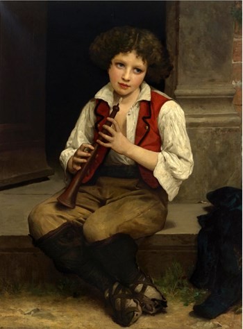 Italian piper by William-Adolphe Bouguereau