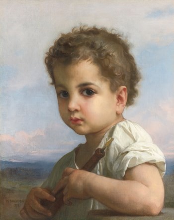 Joueur de Flute by William-Adolphe Bouguereau