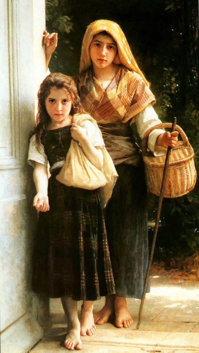 Little beggar by William-Adolphe Bouguereau