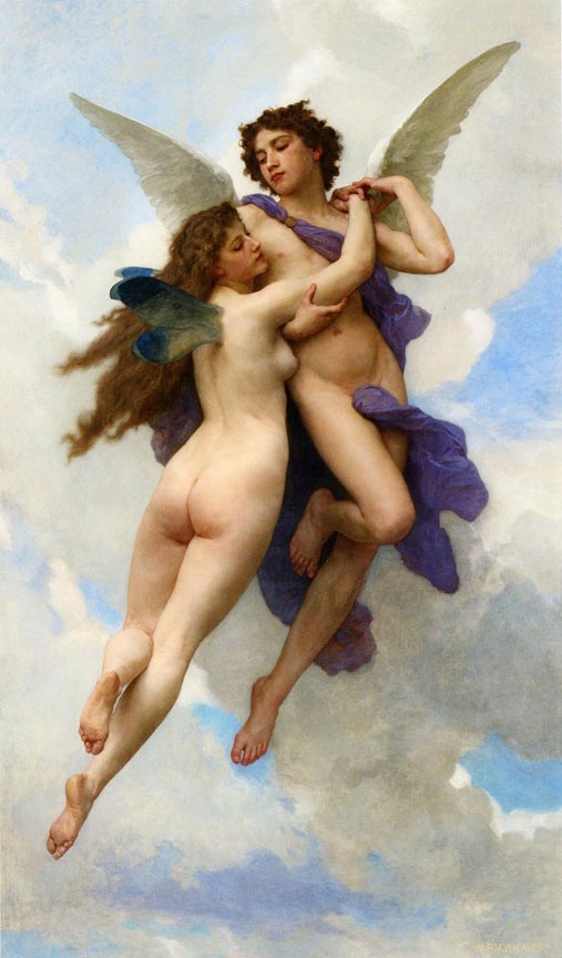 Love and Psyche by William-Adolphe Bouguereau