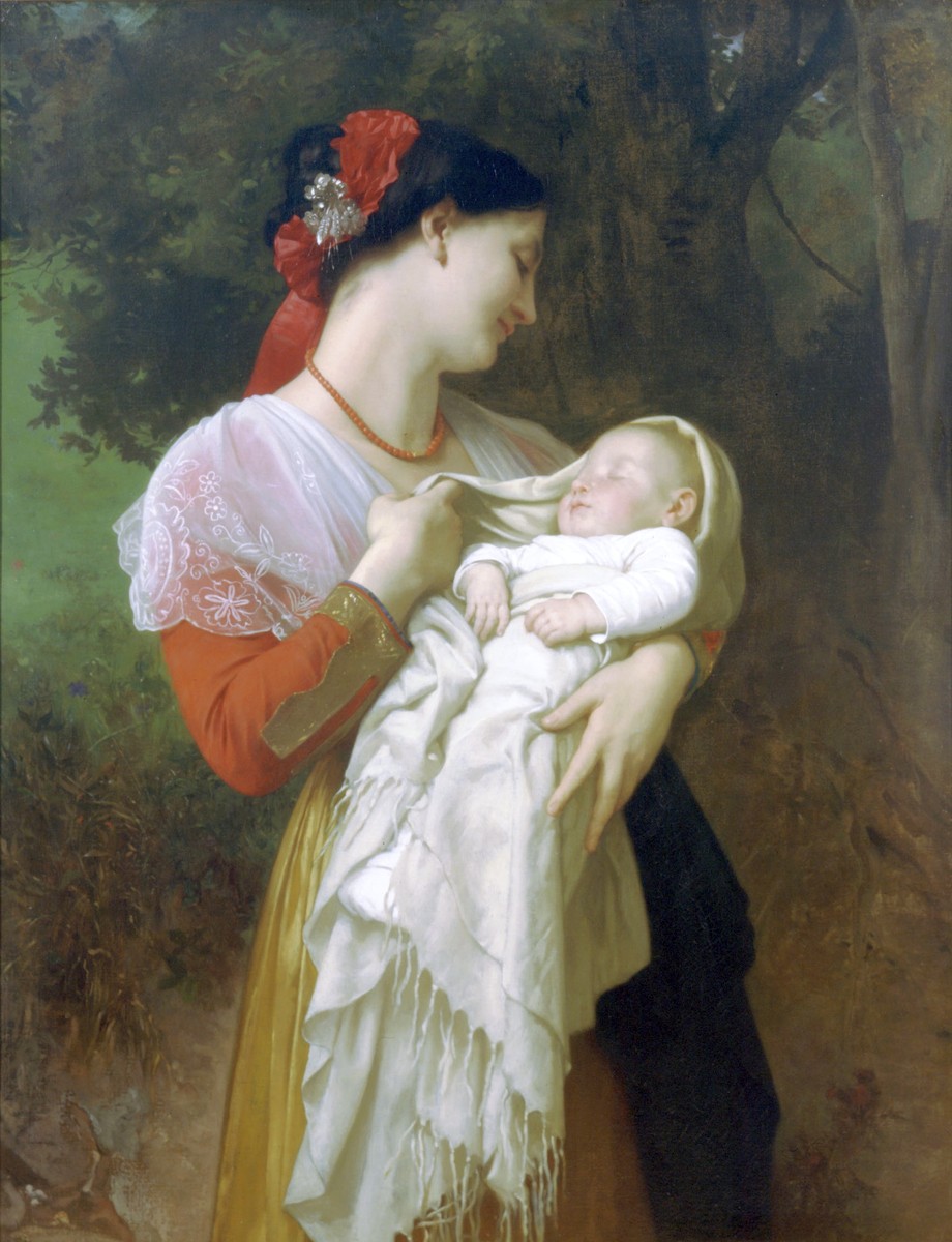 Maternal Admiration by William-Adolphe Bouguereau
