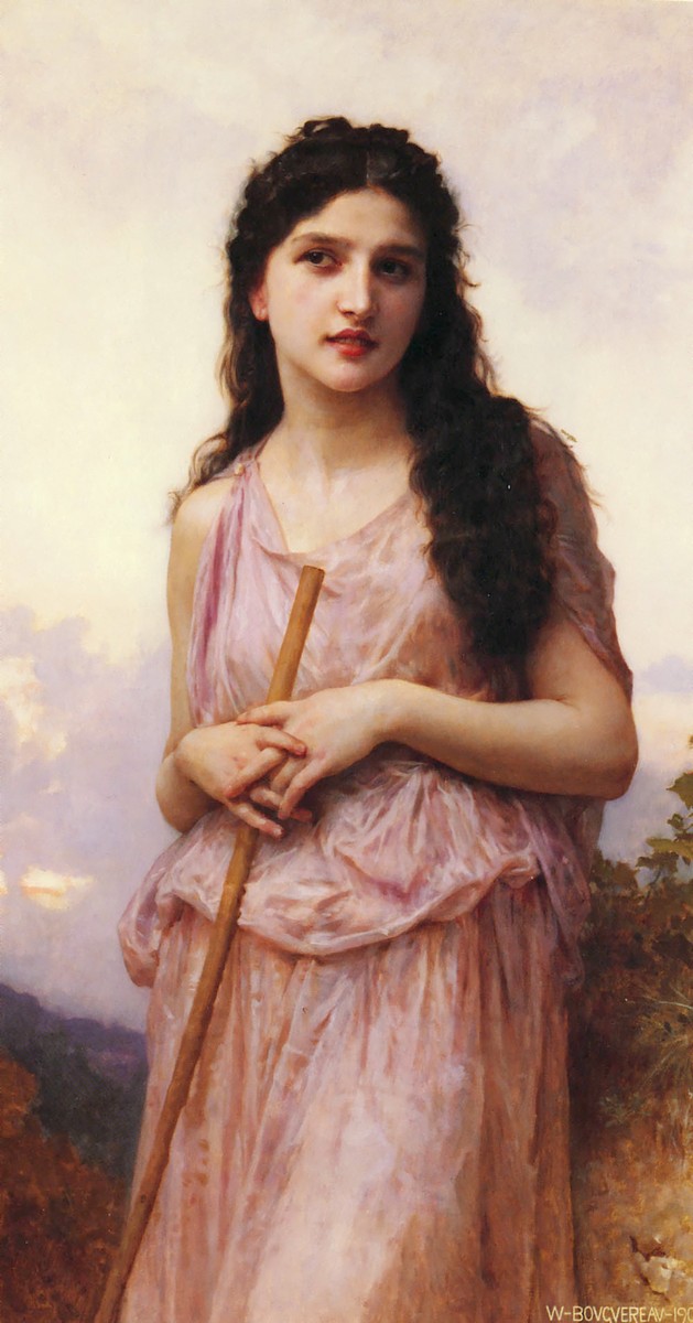 Meditation by William-Adolphe Bouguereau