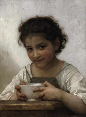Milk Soup by William-Adolphe Bouguereau