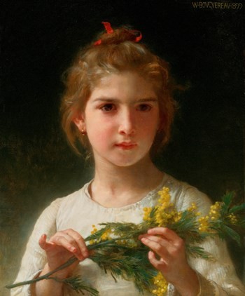 Mimosa by William-Adolphe Bouguereau