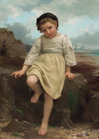On the rock by William-Adolphe Bouguereau