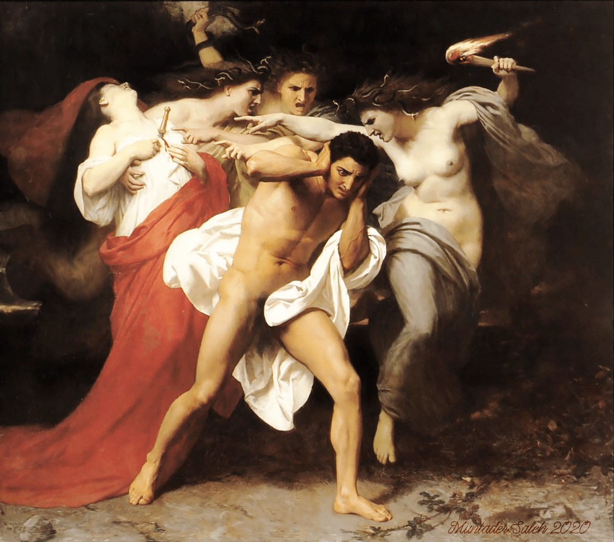 Orestes Pursued by the Furies by William-Adolphe Bouguereau