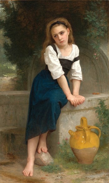 Orphan Girl at a Fountain by William-Adolphe Bouguereau