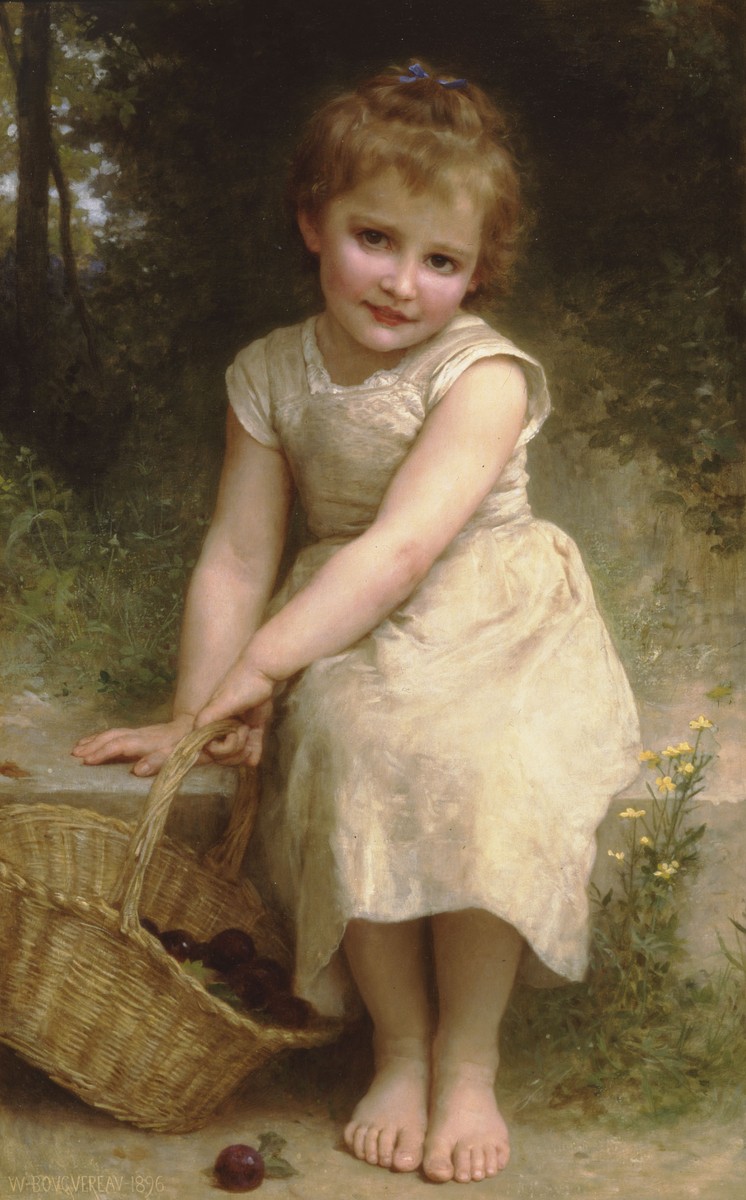 Plums by William-Adolphe Bouguereau