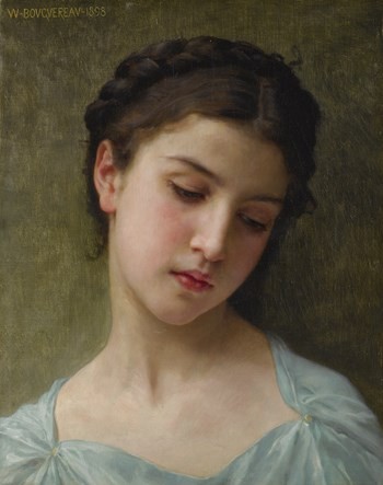 Portrait of a Young Girl by William-Adolphe Bouguereau