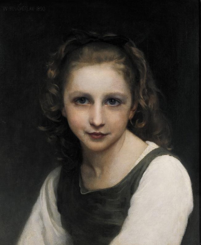 Portrait of a Young Girl by William-Adolphe Bouguereau