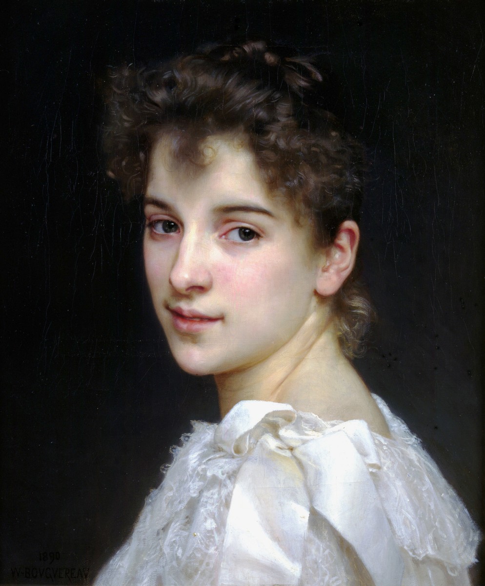 Portrait of Gabrielle Cot by William-Adolphe Bouguereau