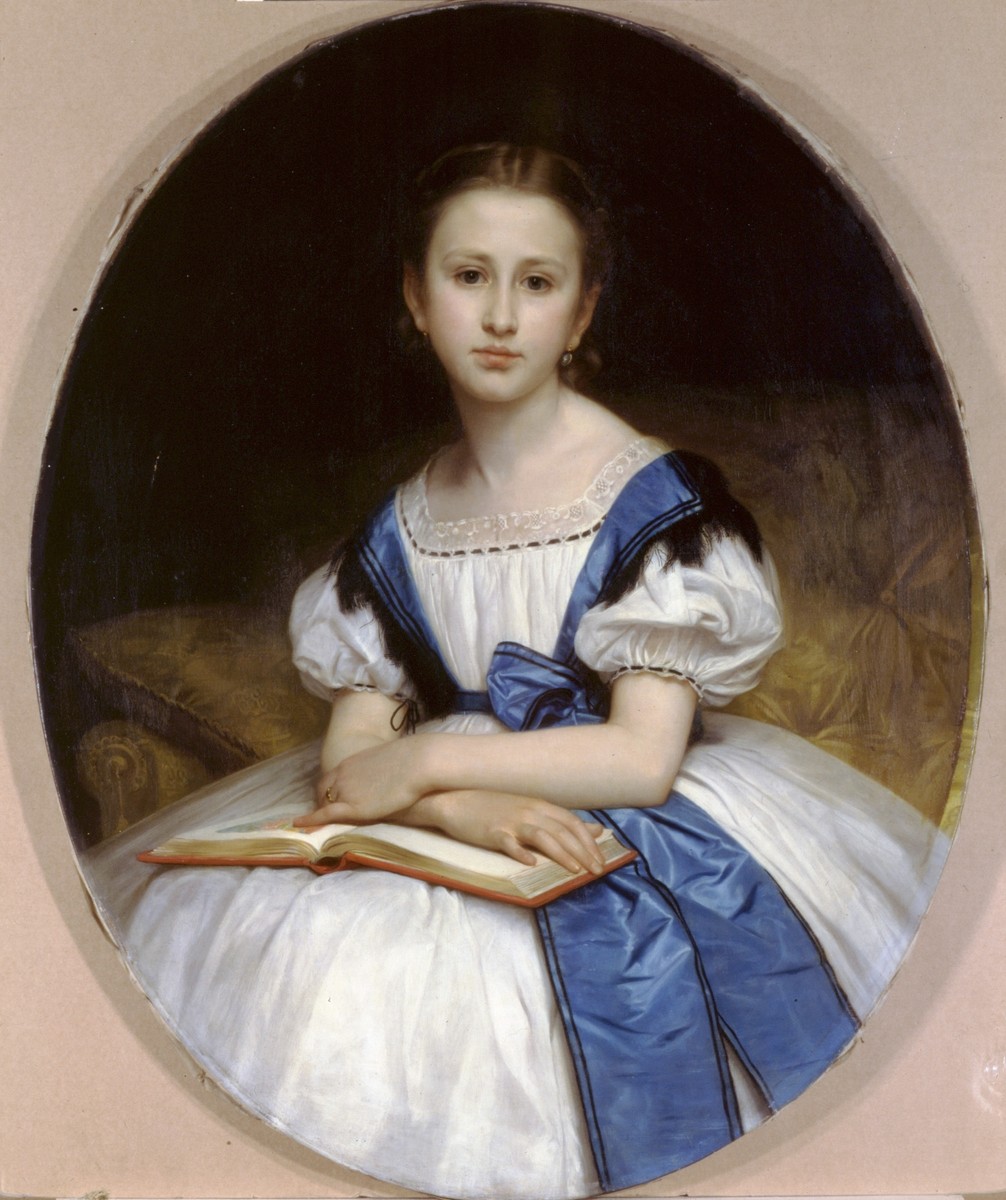 Portrait of Mlle Brissac by William-Adolphe Bouguereau