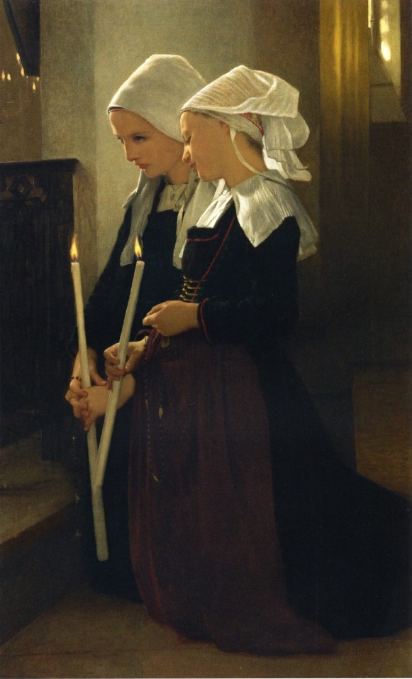 Prayer at Sainte Anne d'Auray by William-Adolphe Bouguereau