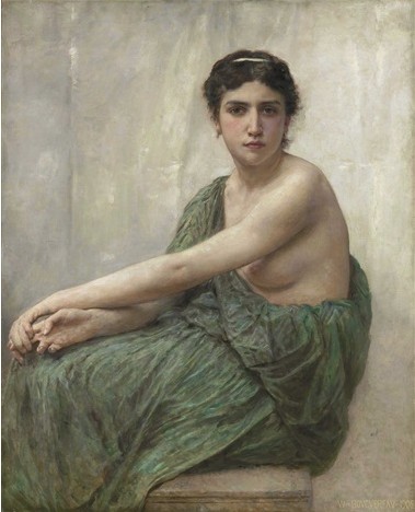 Reflection by William-Adolphe Bouguereau
