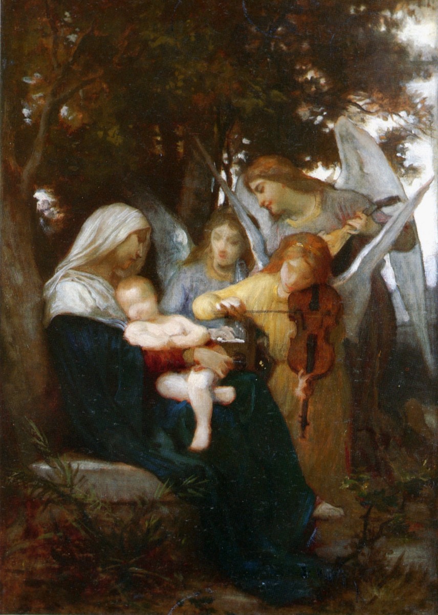 Study for Vierge aux anges by William-Adolphe Bouguereau