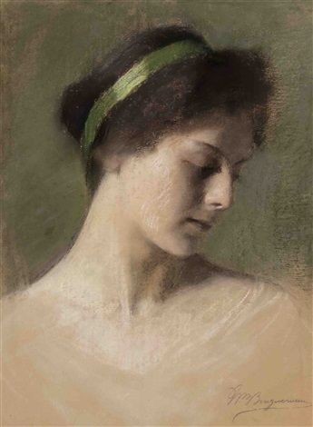 Study of a Woman by William-Adolphe Bouguereau