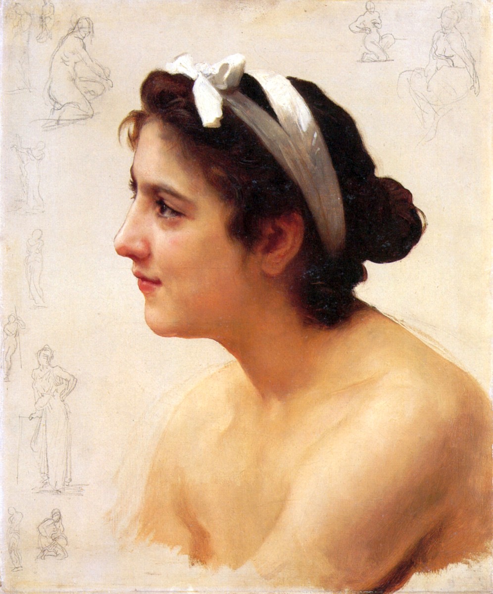 Study Of A Woman For Offering To Love by William-Adolphe Bouguereau