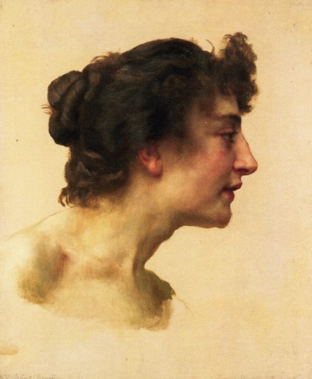 Study of the Head of Elize by William-Adolphe Bouguereau