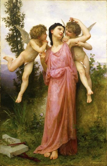 Tender Thoughts by William-Adolphe Bouguereau