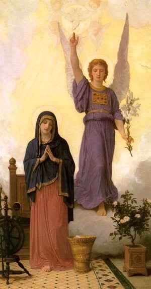 The Annunciation by William-Adolphe Bouguereau