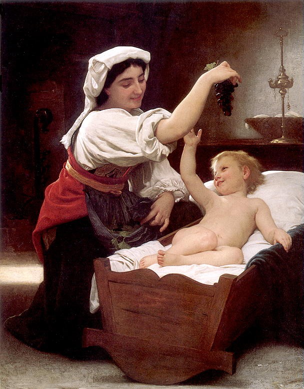 The Bunch Of Grapes by William-Adolphe Bouguereau