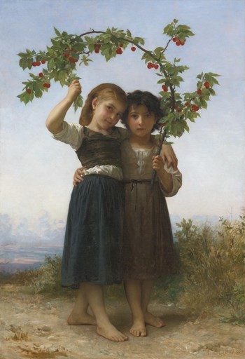The Cherry Branch by William-Adolphe Bouguereau